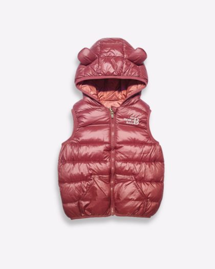 THE XUEYULIA BABY" Embroidered Sleeveless Puffer Vest